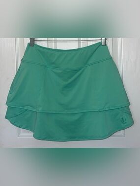 FJ Active Layered Skort in Teal SZ M Tennis, golf, pickleball